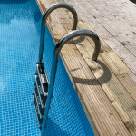 Zwembadtrap roestvrij staal